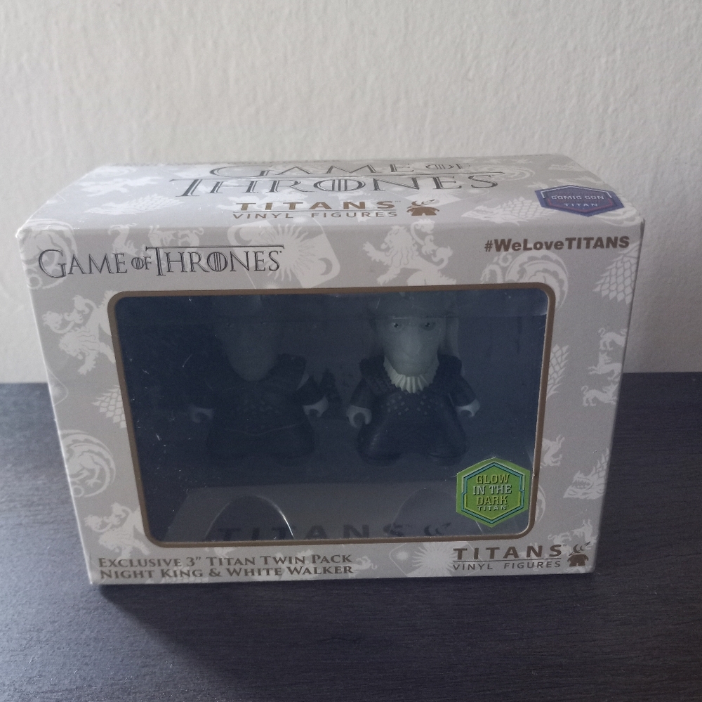 2017 Game Of Thrones Titans Vinyl  exclusive 3 inch Night King and White Walker